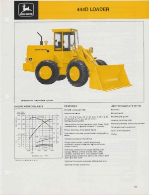 Wheel Loaders John Deere Construction 444 D
