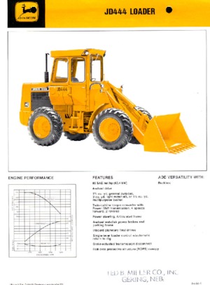 Wheel Loaders John Deere Construction 444