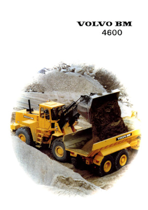 Tekerlekli yükleyiciler Volvo 4600
