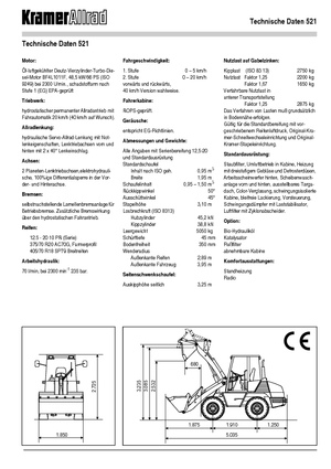 Wheel Loaders Kramer 521