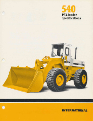 Wheel Loaders International Harvester 540