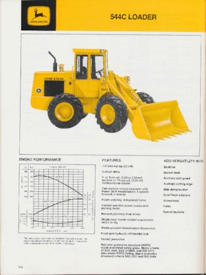 Wheel Loaders John Deere Construction 544 C