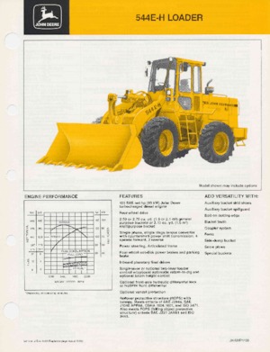 Wheel Loaders John Deere Construction 544 E-H