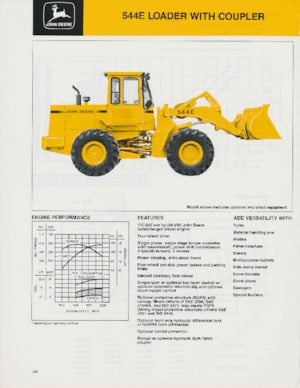 Wheel Loaders John Deere Construction 544 E
