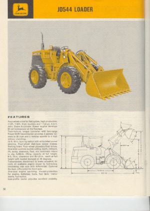 Wheel Loaders John Deere Construction 544
