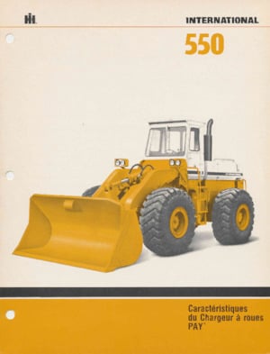 Wheel Loaders International Harvester 550