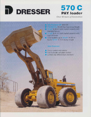 Tekerlekli yükleyiciler Dresser 570 C