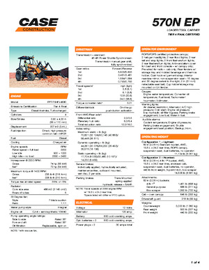 Wheel Loaders Case 570N EP