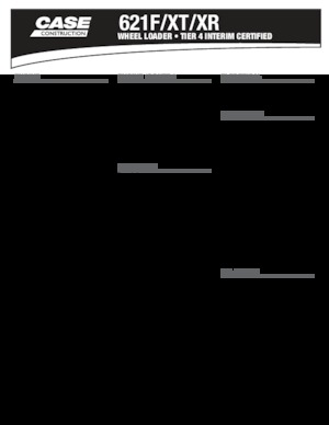 Wheel Loaders Case 621 F