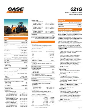 Wheel Loaders Case 621G