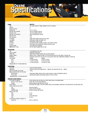 Wheel Loaders John Deere Construction 624 J WH