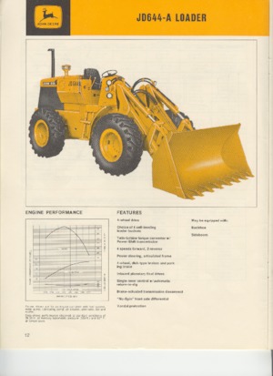 Wheel Loaders John Deere Construction 644-A