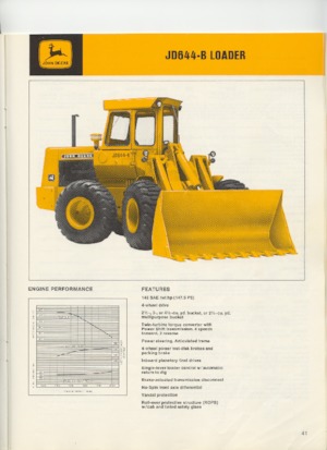 Wheel Loaders John Deere Construction 644-B