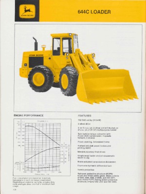 Wheel Loaders John Deere Construction 644 C