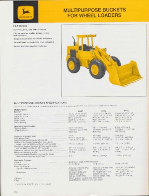 Wheel Loaders John Deere Construction 544 E
