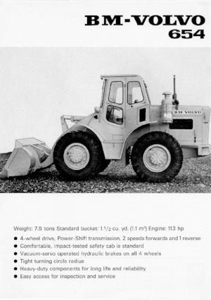 Tekerlekli yükleyiciler Volvo 654