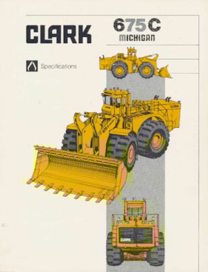 Wheel Loaders Clark Michigan 675C