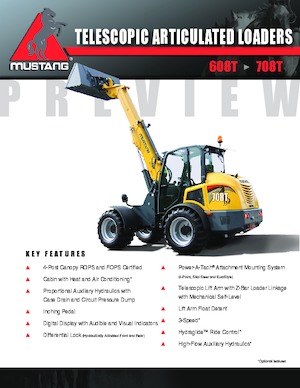 Wheel Loaders Mustang 708T