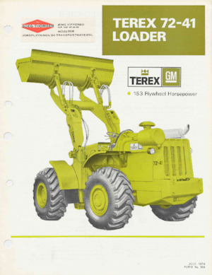 Tekerlekli yükleyiciler Terex 72-41