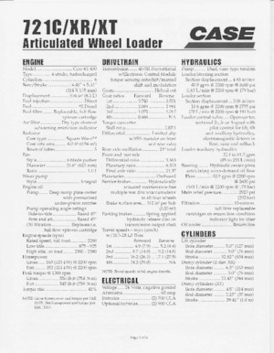 Tekerlekli yükleyiciler Case 721 CXT