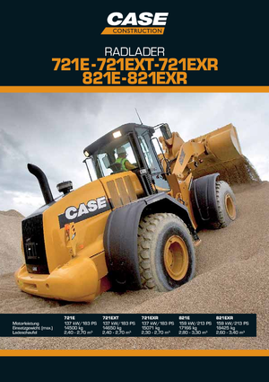 Wheel Loaders Case 821 E XR