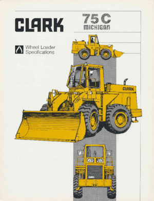 Wheel Loaders Clark Michigan 75C