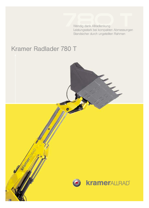 Tekerlekli yükleyiciler Kramer 780 T