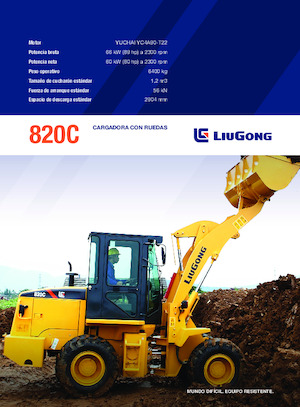 Tekerlekli yükleyiciler Liugong 820C