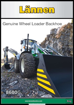 Backhoe Loaders Lännen 8600 G