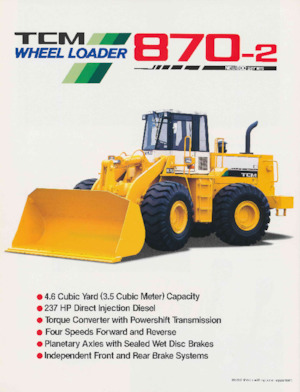 Tekerlekli yükleyiciler TCM 870-2