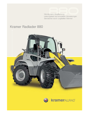 Wheel Loaders Kramer 880