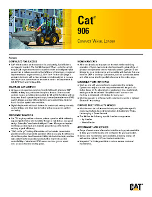 Wheel Loaders Caterpillar 906