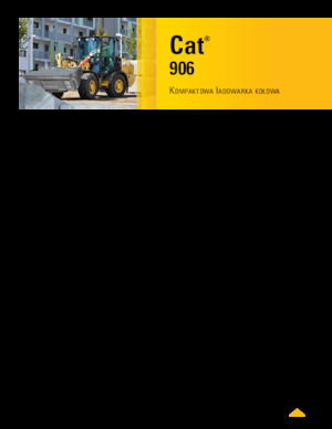 Tekerlekli yükleyiciler Caterpillar 906