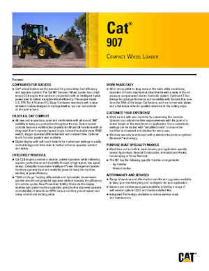 Wheel Loaders Caterpillar 907