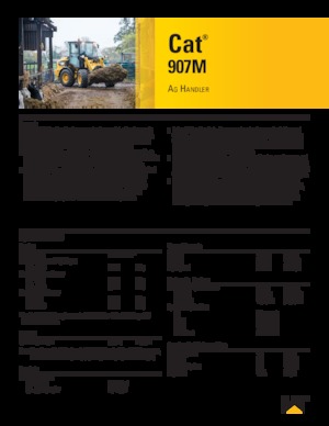 Wheel Loaders Caterpillar 907M