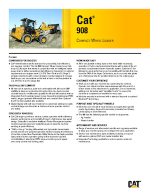 Wheel Loaders Caterpillar 908