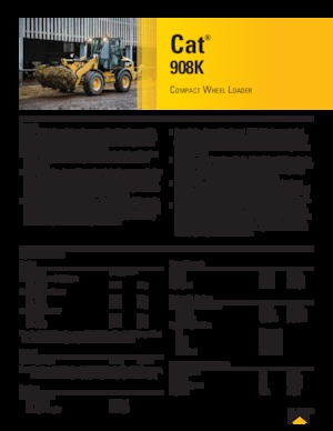 Tekerlekli yükleyiciler Caterpillar 908K