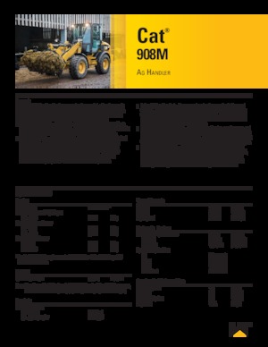 Wheel Loaders Caterpillar 908M