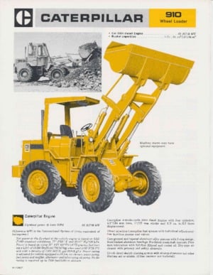 Wheel Loaders Caterpillar 910