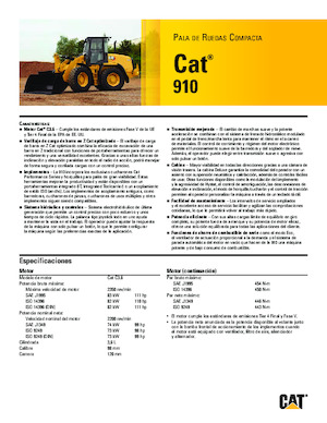 Wheel Loaders Caterpillar 910