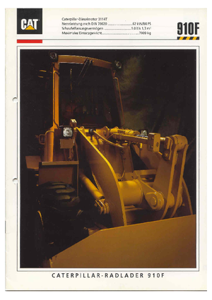 Wheel Loaders Caterpillar 910 F