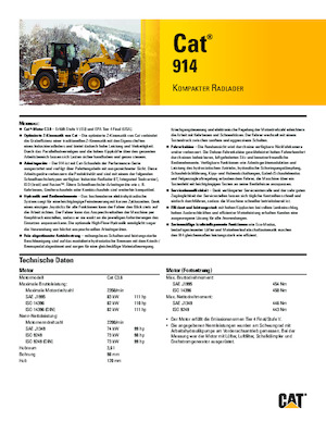 Wheel Loaders Caterpillar 914