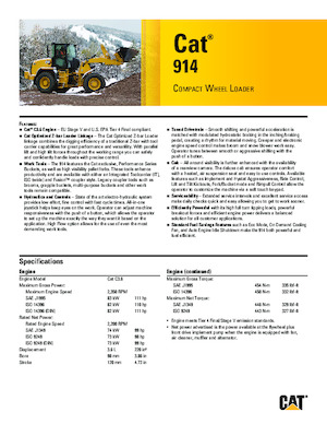 Wheel Loaders Caterpillar 914