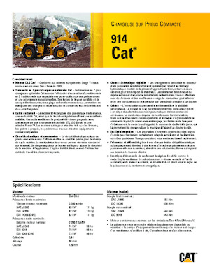 Wheel Loaders Caterpillar 914