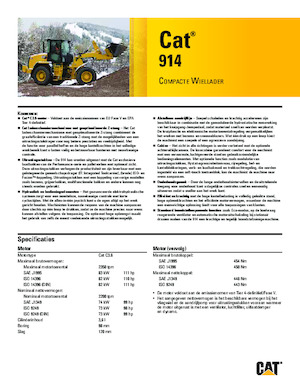 Wheel Loaders Caterpillar 914