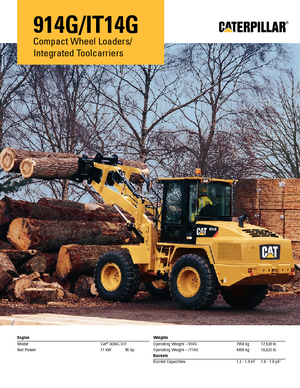 Wheel Loaders Caterpillar IT14G