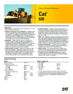 Wheel Loaders Caterpillar 920