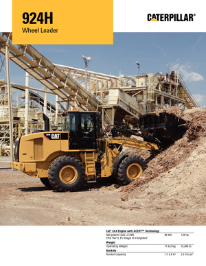 Wheel Loaders Caterpillar 924H