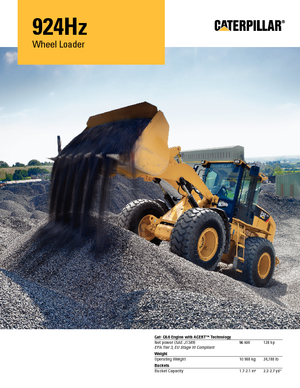 Wheel Loaders Caterpillar 924Hz