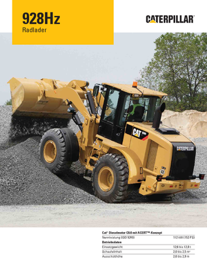 Tekerlekli yükleyiciler Caterpillar 928Hz